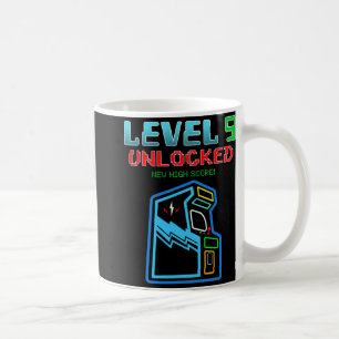 Level 9 Unlocked New High Score Arcade Game Birthd Coffee Mug