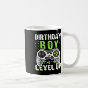 Level Clic Up Birthday Boy Video Game Kids Girls B Coffee Mug