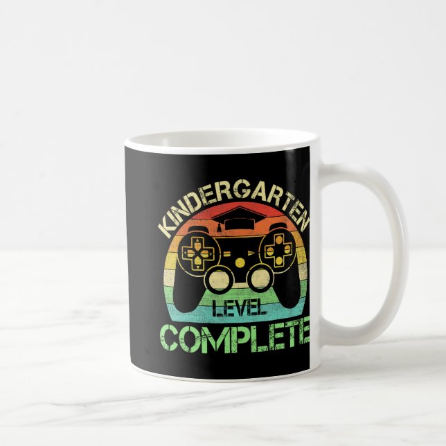 Level Complete Gaming Boy Last Day Of School  Coffee Mug (Right)
