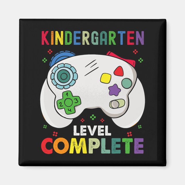 Level Complete Last Day Of School Graduation  Magnet (Front)
