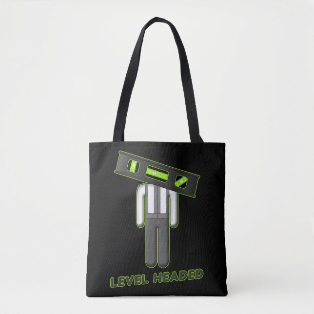 Level Headed -  Tote Bag (Front)