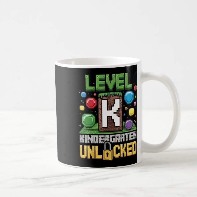 Level Kindergarten Unlocked Video Game Funny Back  Coffee Mug (Right)