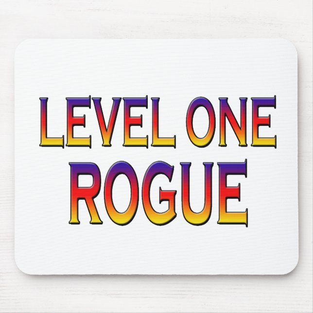 Level one rogue mouse pad (Front)