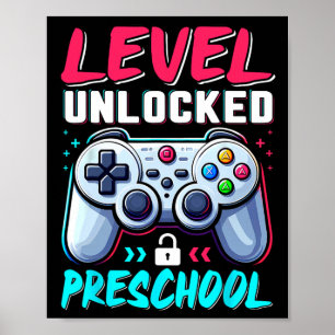 Level Preschool Unlocked Back To School Boys Team Poster