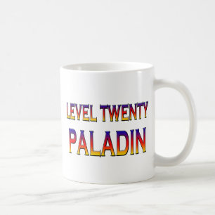Level twenty paladin coffee mug