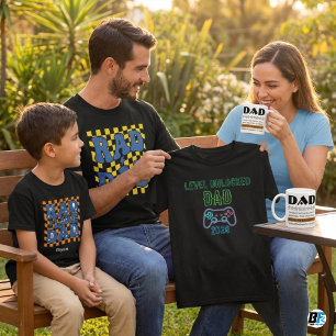 Level Unlocked Dad 2026 Neon Gamer Pregnancy A T-Shirt