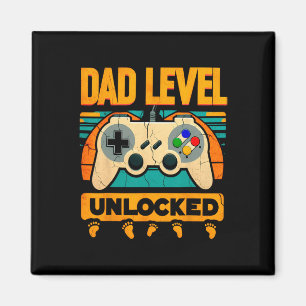 Level Unlocked Father39s Day New Dad Magnet