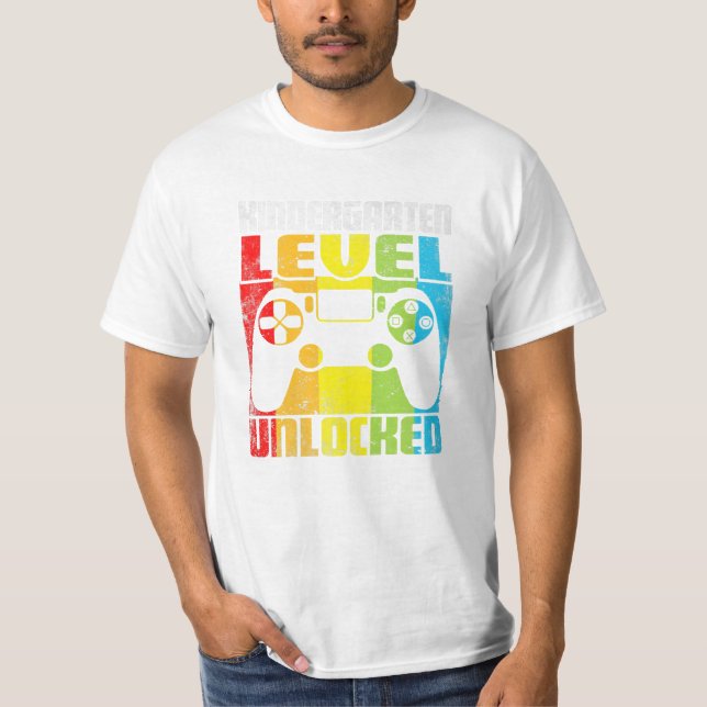 Level Unlocked Video Game  T-Shirt (Front)