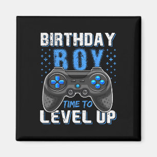 Level Up Birthday Boy Gamer - Clic Fit1  Magnet