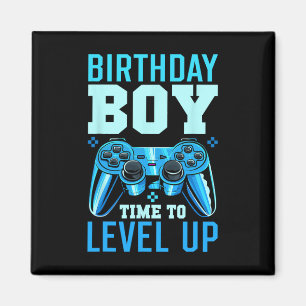 Level Up Birthday Boy Matching Gamer Party - Clic Magnet