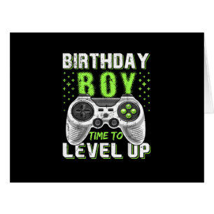 Level Up Birthday Boy Video Game