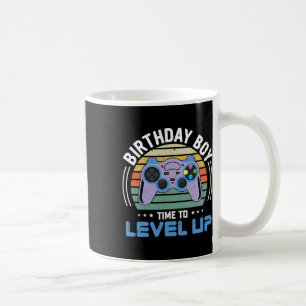 Level Up Birthday Boy Video Game Kids Party Coffee Mug