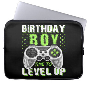 Level Up Birthday Boy Video Game Laptop Sleeve