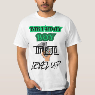 Level Up Birthday Boy Video Game T-Shirt - Classic