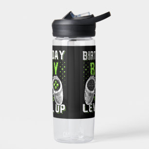 Level Up Birthday Boy Video Game Water Bottle