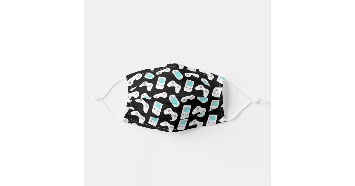 Level Up Cute Gaming Theme Video Game Pattern Cloth Face Mask Zazzle Com Au Level Up Cute Gaming Theme Video Game Pattern Cloth Face Mask Zazzle Com Au
