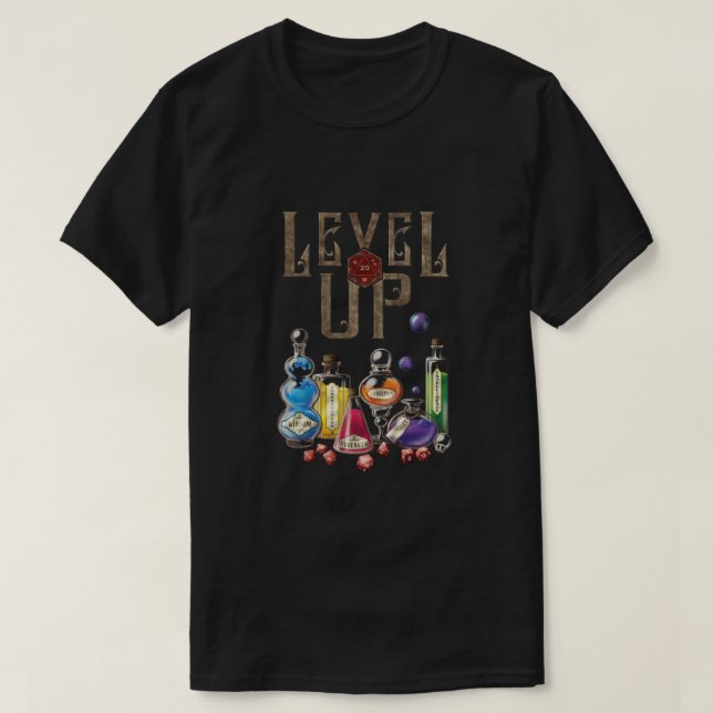 Level Up Essential T-Shirt (Design Front)