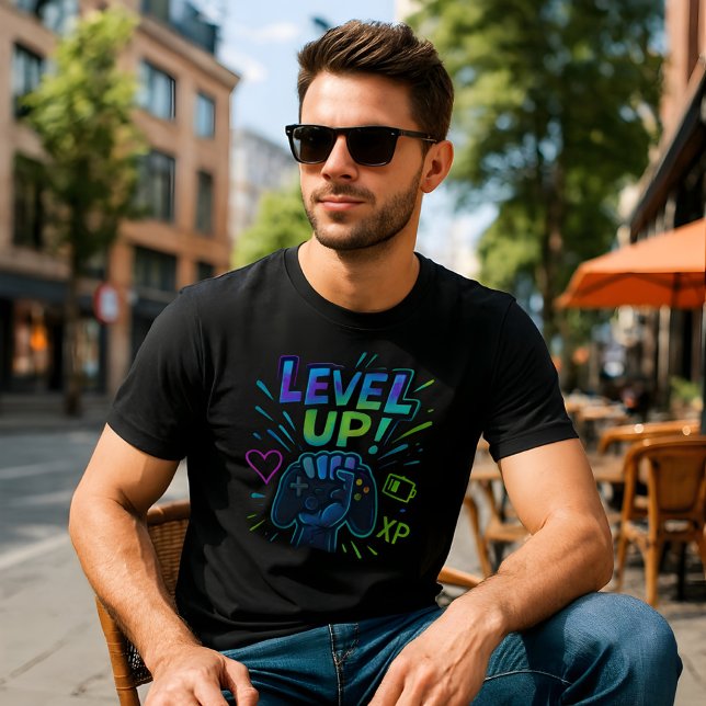 Level Up Gamer T-Shirt (Creator Uploaded)