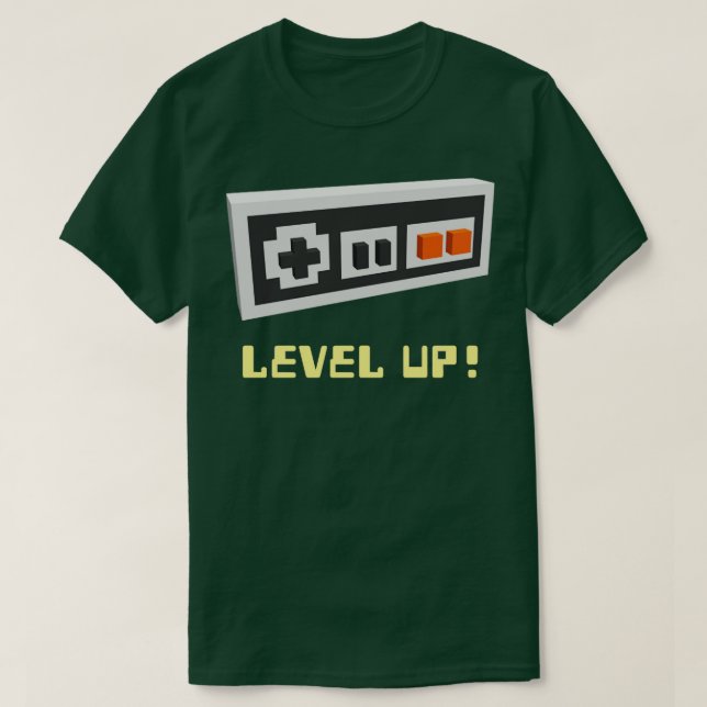 Level up Gamer tshirt (Design Front)