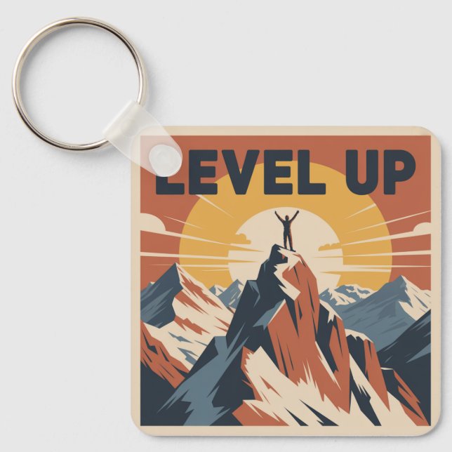 Level Up Key Ring (Front)
