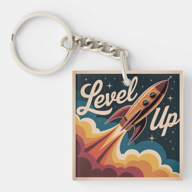 Level Up Key Ring (Front)