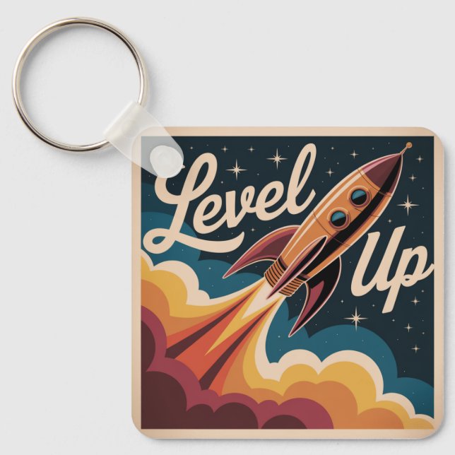 Level Up Key Ring (Front)