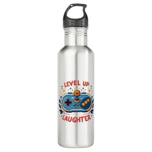 level up laughter 710 ml water bottle