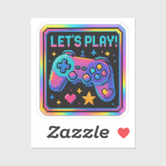 LEVEL UP Pixel Art Gamer Badge (Sheet)