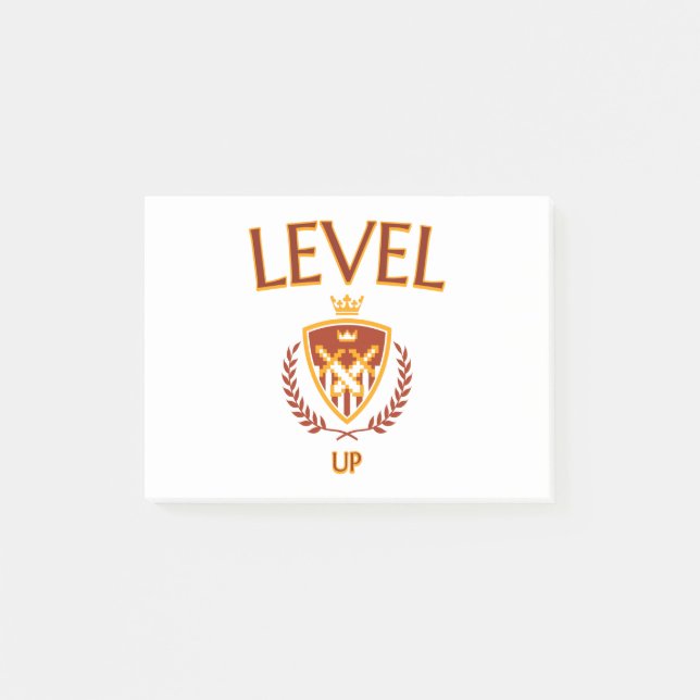 Level Up Post-it Notes (Front)