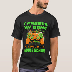 Level Up To Middle School Back To School Graduatio T-Shirt