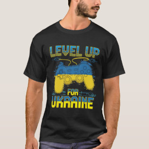 Level Up Ukraine Support T-Shirt