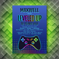 Level Up Video Game Controller Birthday