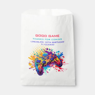 Level Up Video Game Controller Favour Bag