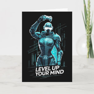 Level Up Your Mind Ai Gamer Card