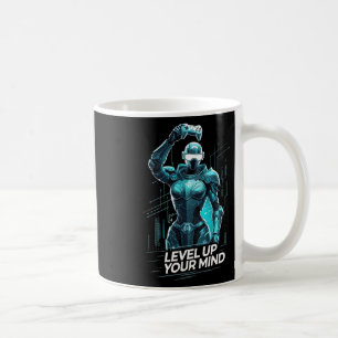 Level Up Your Mind Ai Gamer Coffee Mug