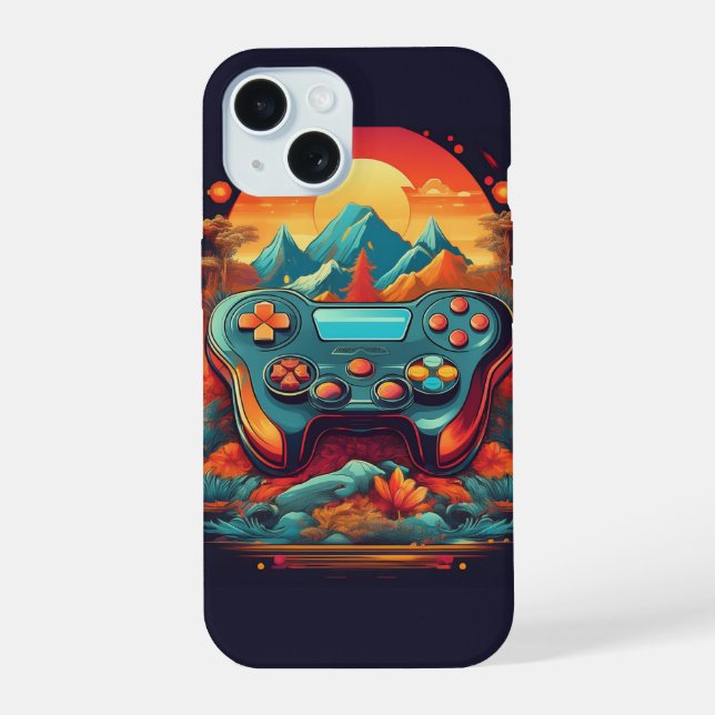 Level Up Your Style Game Controller iPhone 15 Case (Back)