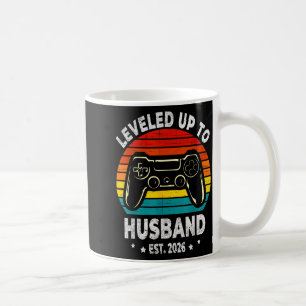 Leveled Up Husband Est 2026 Artwork Coffee Mug