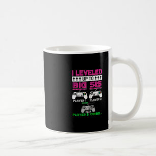 Leveled Up To Big Sister Again 2025 Promoted To Bi Coffee Mug