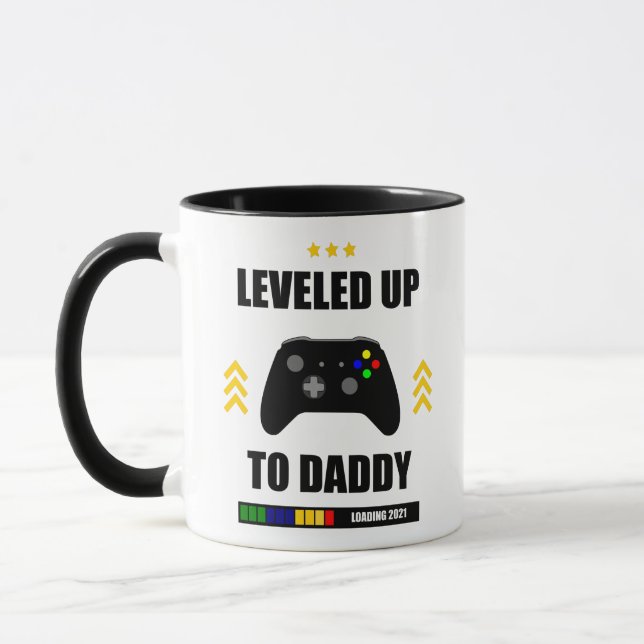 Leveled Up To Daddy Mug 2021 (Left)