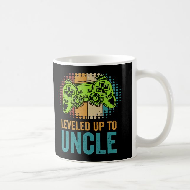 Leveled Up To Uncle 2024 Coffee Mug (Right)