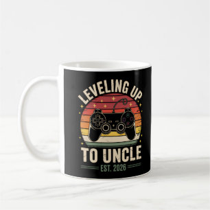 Leveled Up to Uncle 2026 Coffee Mug