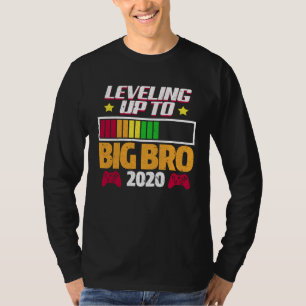 Leveling Up To Big Brother 2020 Big Bro Gamer T-Shirt
