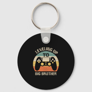 Leveling Up To Big Brother 2025 Funny Gamer Vintag Key Ring