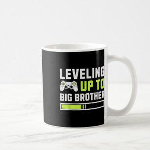 Leveling Up To Big Brother - Funny Gamer For Men K Coffee Mug