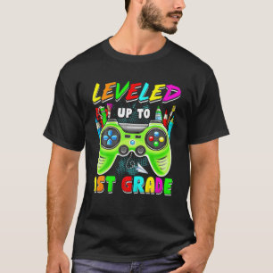 Levelled Up To 1St Grade Back To School Level Unlo T-Shirt