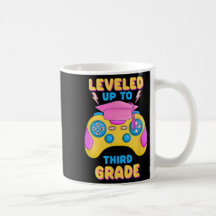 Levelled Up To 3rd Grade Back To School Boys Coffee Mug