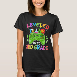 Levelled Up To 3rd Grade Gamer Back To School Firs T-Shirt