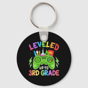 Levelled Up To 3rd Grade Gamer Ck To School First Key Ring