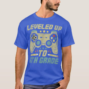 Levelled Up to 6th Grade Back to School Boy Video T-Shirt
