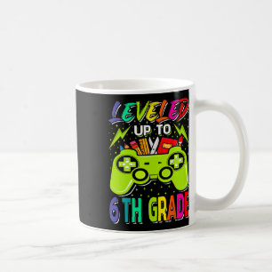 Levelled Up To 6th Grade Gamer Ck To School First Coffee Mug